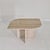 Travertine Coffee Table in Teardrop Shape, 1989 For Sale - Image 15 of 15