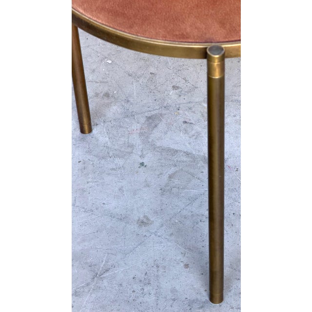 Mastercraft Bronze and Suede Side Table, USA, circa 1970s For Sale - Image 12 of 12