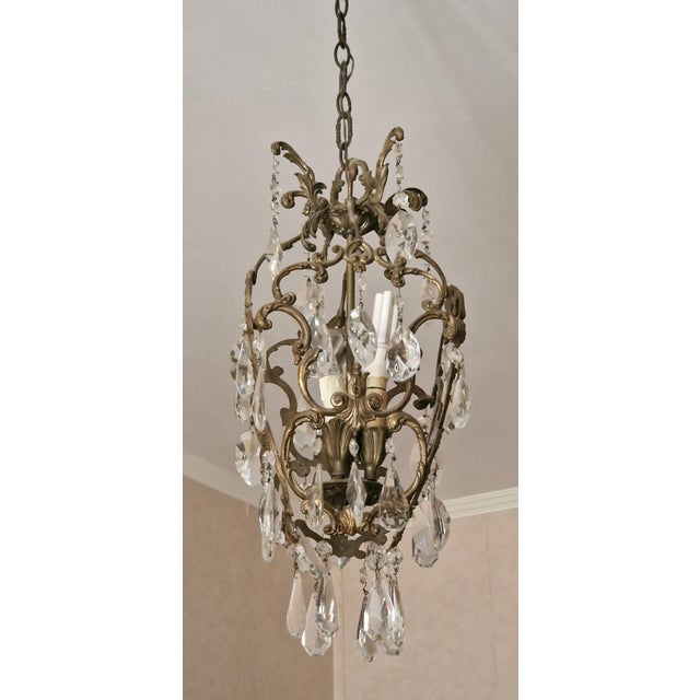 Vintage Pendant Lamp, 1940s For Sale - Image 3 of 8