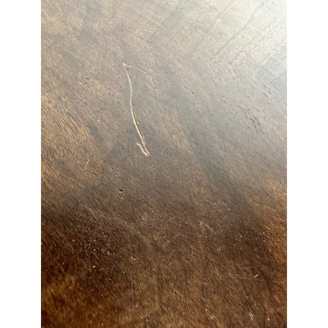 1970s Mahogany Carved Wood Parlor Tea Table For Sale - Image 11 of 12