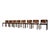 Vintage Model 122 Dining Chairs in Walnut by Vico Magistretti for Cassina, 1968, Set of 8 For Sale - Image 15 of 18