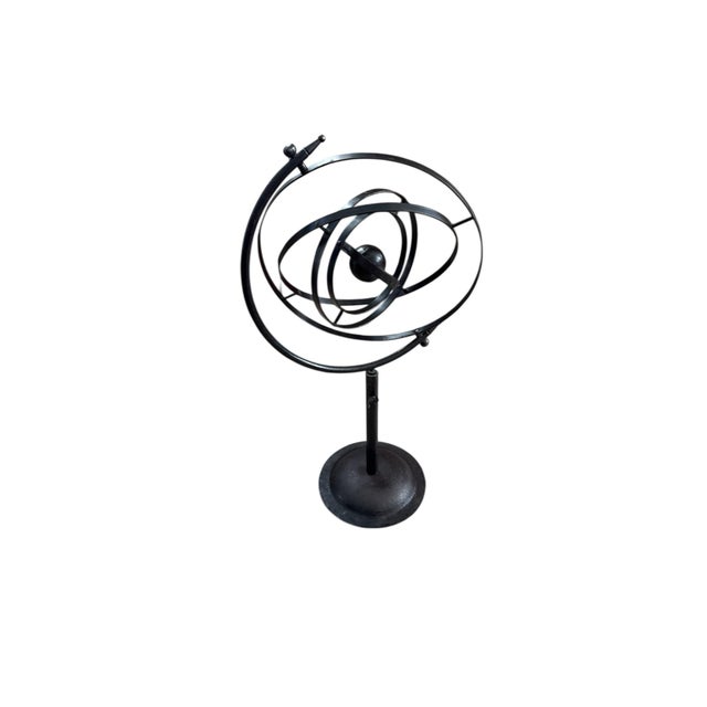 Mid 20th Century Iron Armillary Sphere For Sale - Image 10 of 10