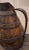 French Country Antique French Wood and Iron Wine Pitcher For Sale - Image 3 of 12