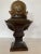 Terracotta Bust Painted bust on a shower foot base Dated or numbered under the base (see photo) Good condition Dimensions:...