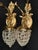 French 1970 French Louis XVI Gold Bronze Deer Wall Lamps Sconces - Set of 4 Pc For Sale - Image 3 of 18