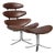 Set of Lounge Chair and Ottoman by Poul M. Volther For Sale