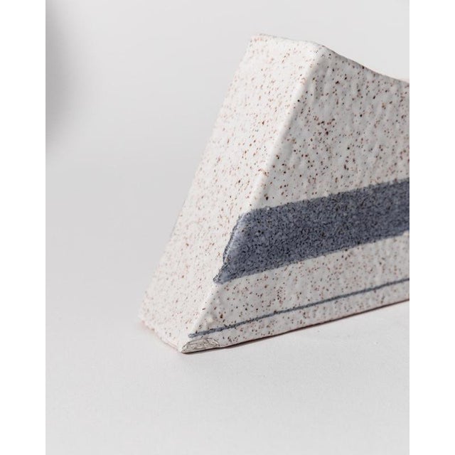 White Vintage Ceramic Vases, 1980s, Set of 2 For Sale - Image 8 of 11