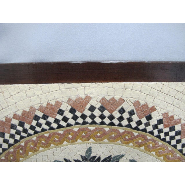Traditional Hisham's Palace Tree of Life Animals Mosaic Tile Wall Hanging For Sale - Image 3 of 8