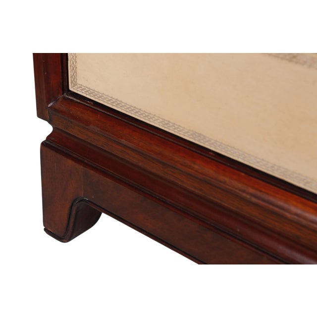 Henredon Leather Wrapped Chest of Drawers For Sale In Tampa - Image 6 of 6