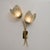 Murano Glass and Brass Tulips Sconces, 2000s, Set of 2 For Sale - Image 3 of 11
