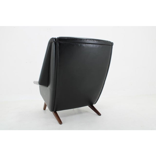 Animal Skin Armchair 4410 in Leatherette attributed to Folke Ohlsson, Denmark, 1970s For Sale - Image 7 of 16