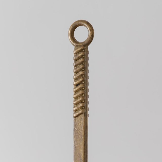 1950s French Brass Tennis Bottle Opener For Sale - Image 9 of 10