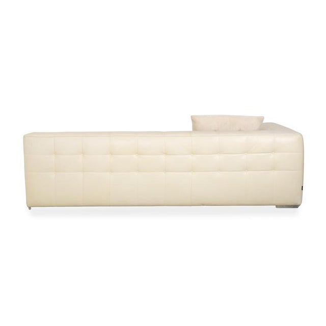 Malhoun Four-Seater Sofa in Leather from Ligne Roset For Sale - Image 11 of 13