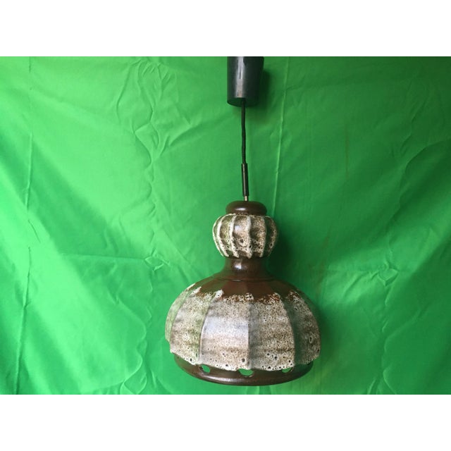 1970s Ceramic Ceiling Lamp, 1970s For Sale - Image 5 of 11