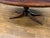 Georgian Oval Mahogany Cocktail Table by Leighton Hall - Showroom Sample For Sale - Image 14 of 17