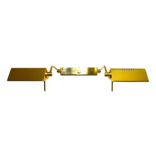 Mid-Century Dual Articulated Brass Sconce from Luci Italia, 1980s For Sale