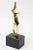 Vintage Signed Bronze Abstract Female Sculpture by Roberval on Black Granite Base For Sale - Image 9 of 11