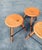 Industrial Low Tripod Stools, Belgium, 1950s, Set of 3 For Sale - Image 14 of 18