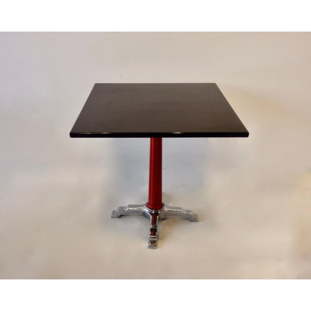 Pair of Mid 20th Century Art Deco Chrome Base Bistro Speakeasy Table For Sale - Image 13 of 13