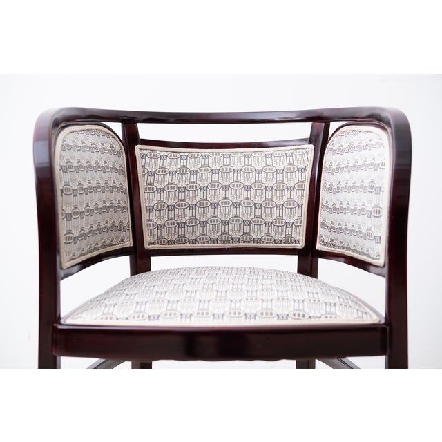 Object: secessionist seating group (2 x armchair, 1 x canapé) design: gustav siegel (vienna, around 1902) model number:...