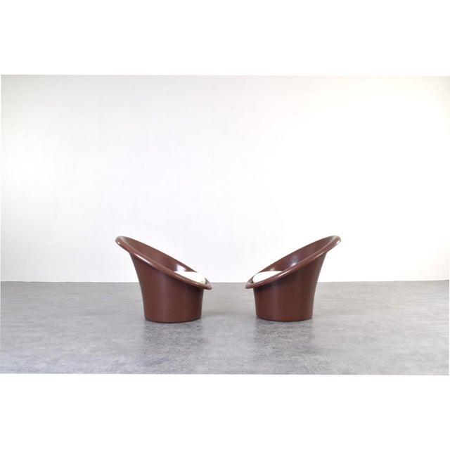 Mid-Century Modern Skopa Lounge Chairs by Ole Gjerløv-Knudsen and Torben Lind for Ikea, 1970s, Set of 2 For Sale - Image 3 of 17