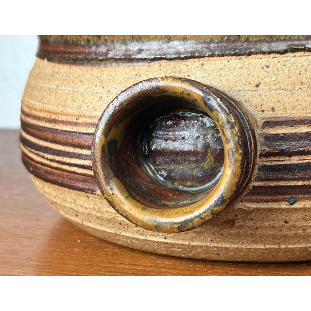 Mid-Century Modern Danish Studio Pottery Bowl by Tue Poulsen for Tue Keramik, 1960s For Sale - Image 16 of 18