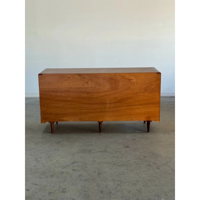 1960s Minimal Teak Credenza by Dscan, Attributed For Sale - Image 10 of 12