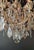 1920s Art Nouveau Maria Theresa Crystal Chandelier Lustre Brass Glass Antique For Sale - Image 6 of 11