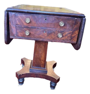 Late 19th Century American Empire Drop Leaf Side Table