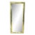 80s Modern Disco Gold Full Length Wall or Floor Mirror For Sale
