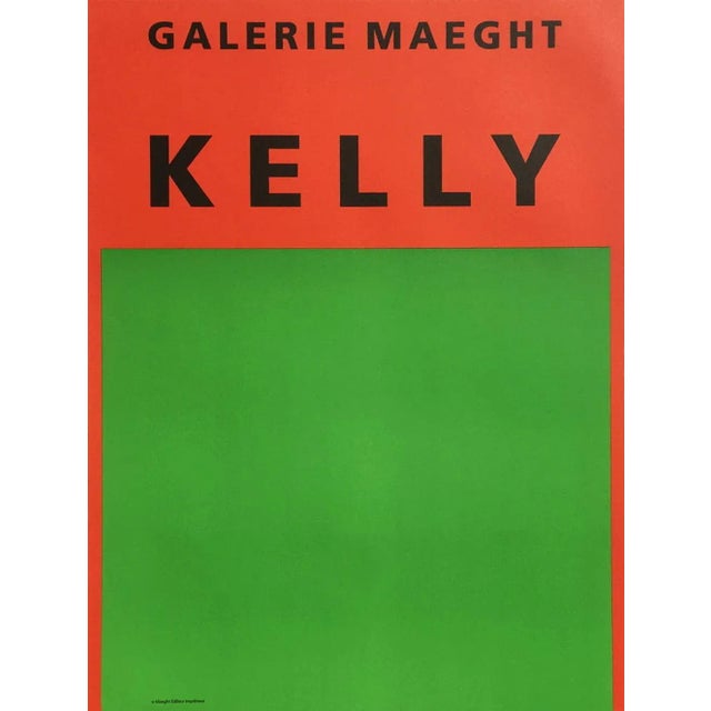 Abstract 1964 Ellsworth Kelly Maeght Gallery Poster For Sale - Image 3 of 3