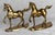 Vintage Traditional Brass Equestrian Horse Mantle Bookends - A Pair For Sale - Image 6 of 10
