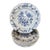 Mid 20th Century Japenese Blue Danube “Blue Onion” Dinner Plates - Set of 8 For Sale