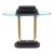 Robert Sonneman for George Kovacs 1980s Post Modern Brass and Glass Desk Lamp For Sale