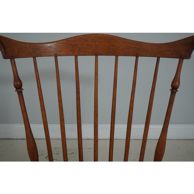 Set of 6 Bench Made Windsor Dining Room Chairs For Sale In Philadelphia - Image 6 of 18