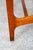 Wood Mid Century Modern Lounge Chair Walnut Arms Black Office Armchair Gunlocke Attributed MCM For Sale - Image 7 of 11