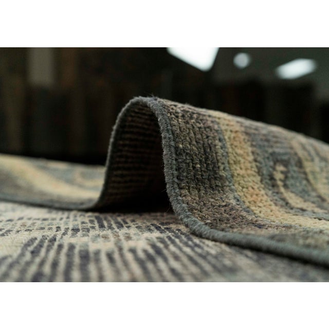 Textile Turkish Oushak Rug 2'10" x 6'10" #20203 For Sale - Image 7 of 8