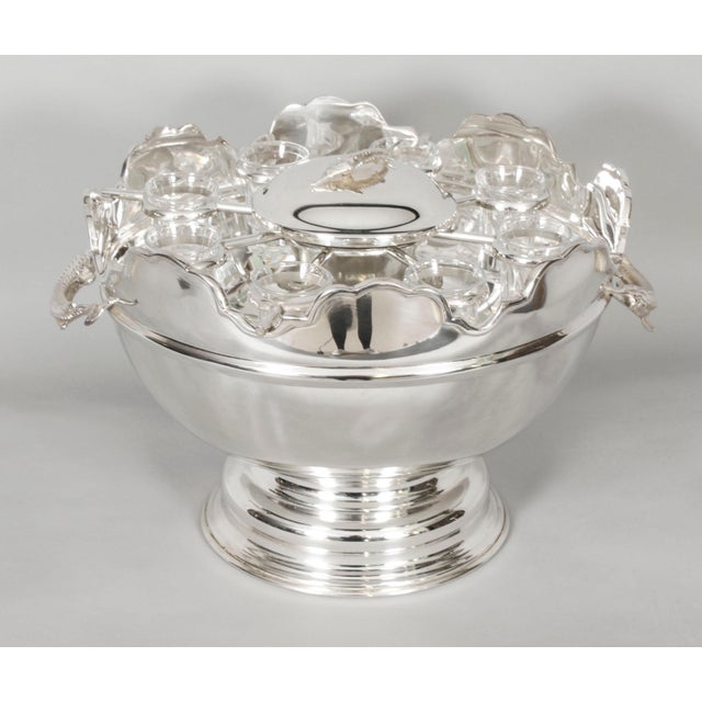 Vintage Silver Plated Cooler, 1980s For Sale - Image 9 of 18