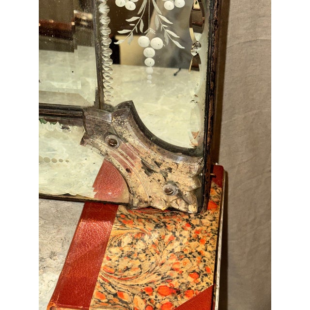 Early 20th Century Early 20th C. Venetian Etched Mirror For Sale - Image 5 of 10