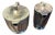Silver-Plated Metal Teapots by Gio Ponti for Broggi, 1964, Set of 2 For Sale