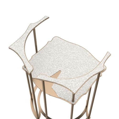 Contemporary Corky Chair by WM Metal Design For Sale - Image 3 of 6