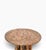 Brutalist Brutalist Faux Gold Gilt Side Table With Textured Surface C. 1970's For Sale - Image 3 of 11