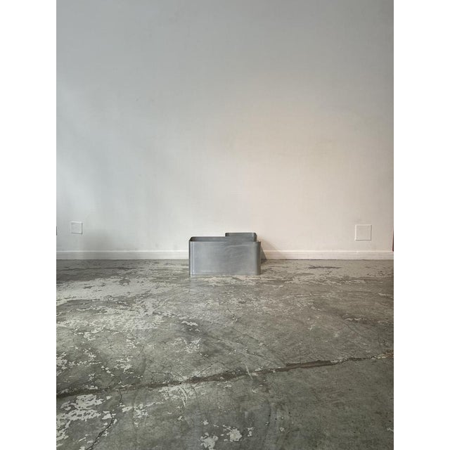 Zigzag Wall Shelves by Joëlle Ferlande & François Monnet for Kappa Uginox, 1970s, Set of 5 For Sale - Image 17 of 18