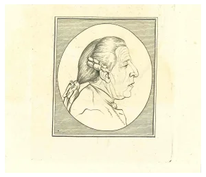 Thomas Holloway, The Profile, Original Etching, 18th Century