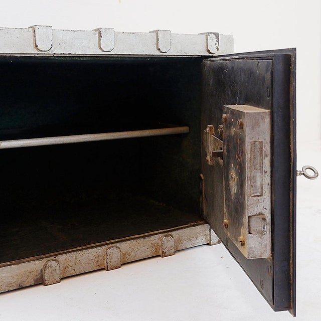 Antique Fireproof Cast Iron Safe For Sale - Image 11 of 12