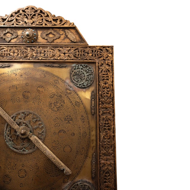 Monumental Antique Islamic Ottoman Safavid Astrological Astrolabe on Stand 1720 For Sale - Image 11 of 12