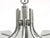 Chrome Plated and Smoked Glass Chandelier from Fischer Leuchten, 1980s For Sale - Image 10 of 11