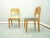 Postmodern Set of Anthroposophical Dining Chairs in Walnut by Felix Kayser for Schiller Möbel, 1920s For Sale - Image 3 of 12