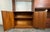Wood Mid 20th Century Danish Teak Wall Unit / Media Console For Sale - Image 7 of 13