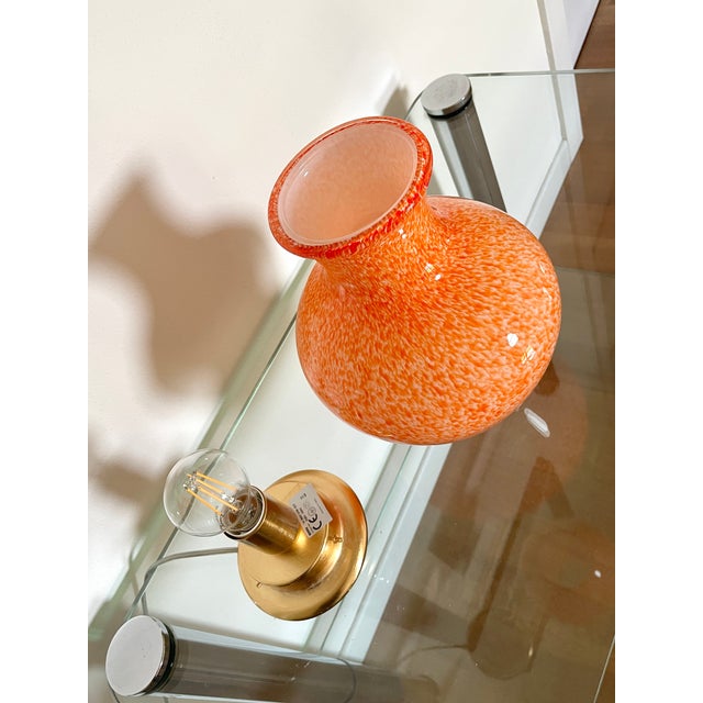 Orange Murano Table Lamp from La Murrina, 1990s For Sale - Image 15 of 16